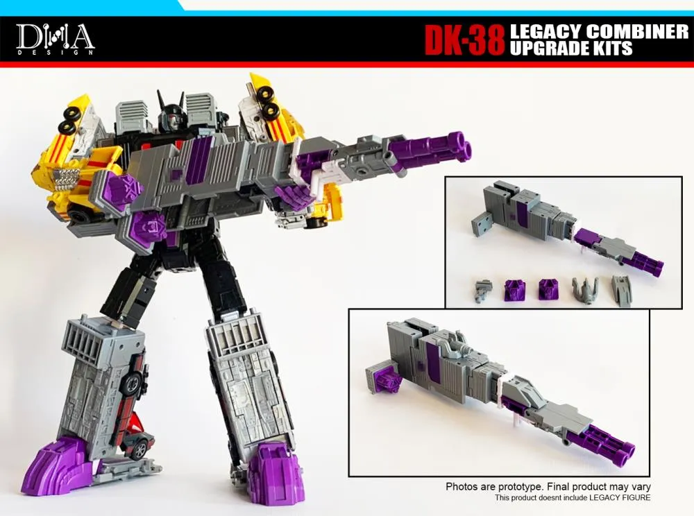DK-38 Upgrade Kit for Transformers Legacy Motormaster and Menasor | Dna Design | Upgrade Kit
