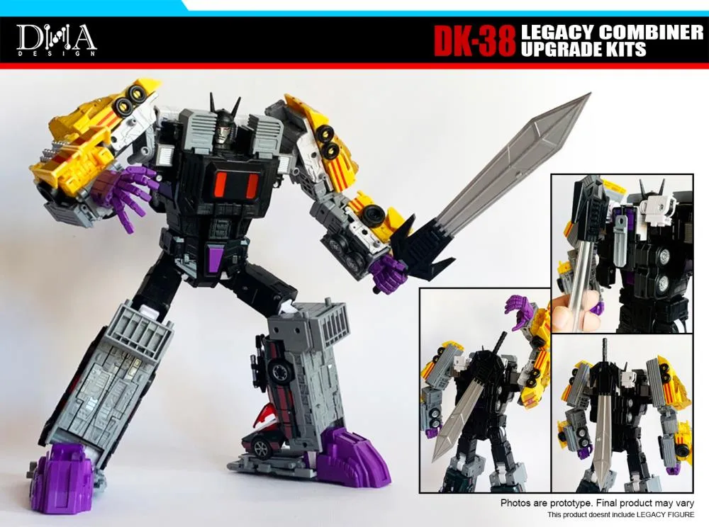 DK-38 Upgrade Kit for Transformers Legacy Motormaster and Menasor | Dna Design | Upgrade Kit