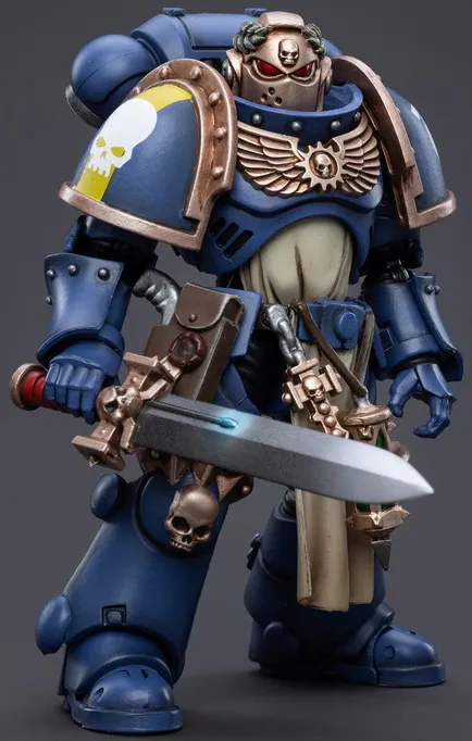 Ultramarines Primaris Company Champion 1/18 Scale | Warhammer 40K | Joy Toy