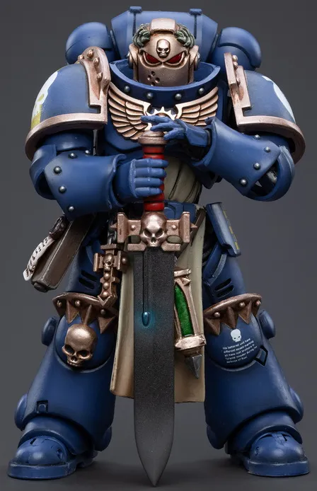 Ultramarines Primaris Company Champion 1/18 Scale | Warhammer 40K | Joy Toy