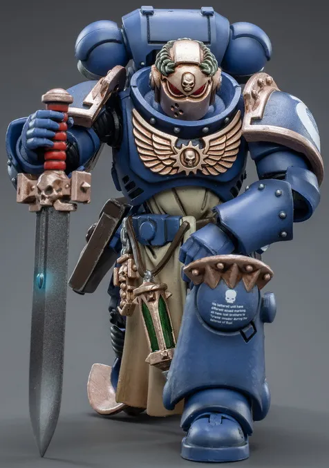 Ultramarines Primaris Company Champion 1/18 Scale | Warhammer 40K | Joy Toy