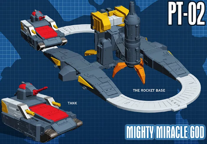 PT-02 Mighty Miracle God | Pangu Toys
