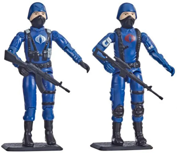 Cobra Officer and Cobra Trooper 3.75-Inch Scale | G.I. Joe Retro Collection