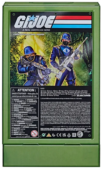 Cobra Officer and Cobra Trooper 3.75-Inch Scale | G.I. Joe Retro Collection