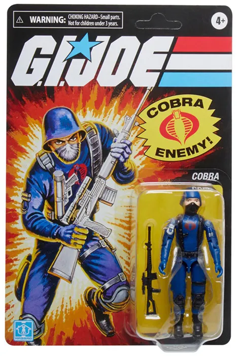 Cobra Officer and Cobra Trooper 3.75-Inch Scale | G.I. Joe Retro Collection