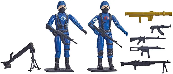 Cobra Officer and Cobra Trooper 3.75-Inch Scale | G.I. Joe Retro Collection