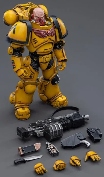 Imperial Fists Heavy Intercessors 02 1/18 Scale | Warhammer 40K | Joy Toy