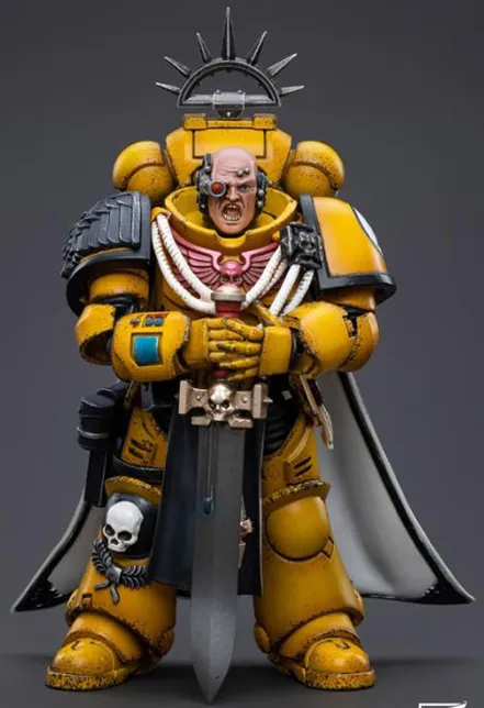 Imperial Fists Primaris Captain 1/18 Scale | Warhammer 40K | Joy Toy