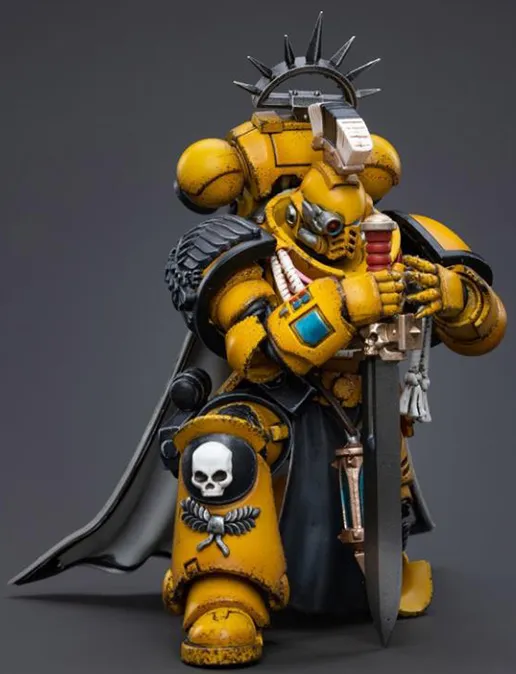 Imperial Fists Primaris Captain 1/18 Scale | Warhammer 40K | Joy Toy