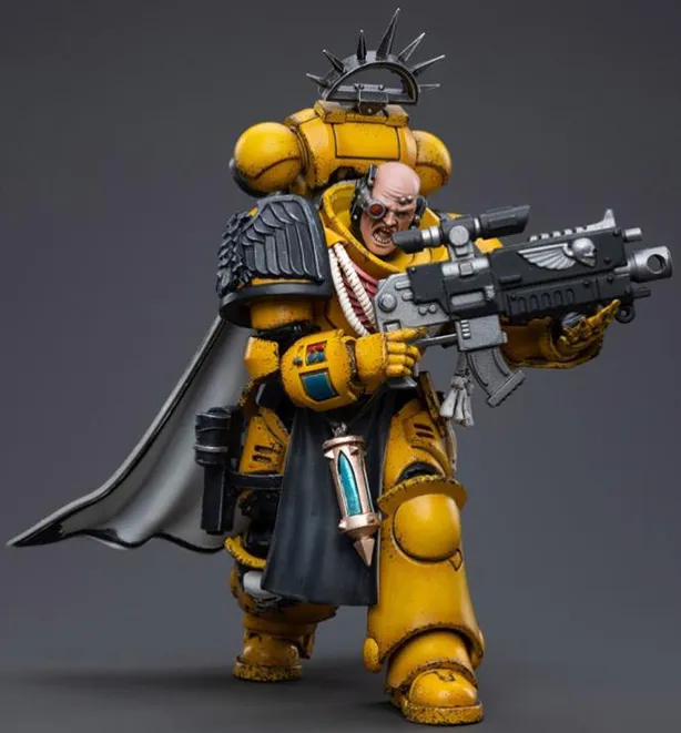 Imperial Fists Primaris Captain 1/18 Scale | Warhammer 40K | Joy Toy