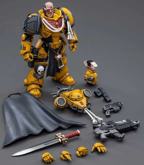 Imperial Fists Primaris Captain 1/18 Scale | Warhammer 40K | Joy Toy