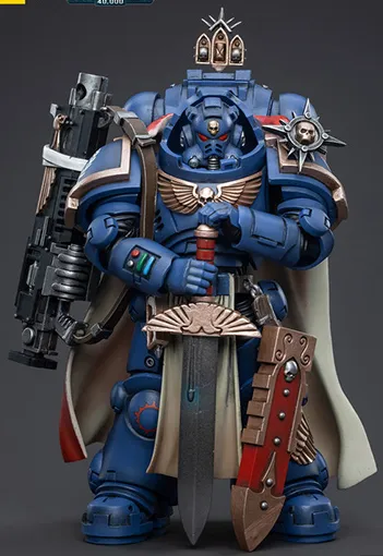 Ultramarines Captain With Master-Crafted Heavy Bolt Rifle 1/18 Scale | Warhammer 40K | Joy Toy