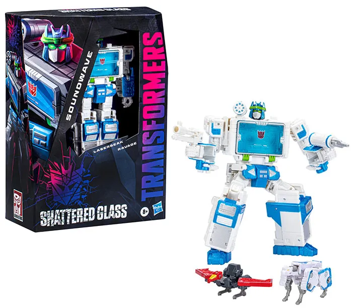 Soundwave IDW Shattered Glass Voyager Class | Transformers Generations Shattered Glass Collection