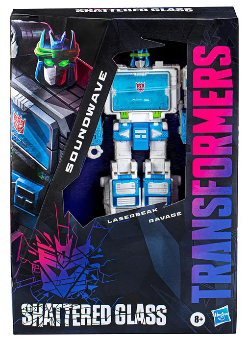 Soundwave IDW Shattered Glass Voyager Class | Transformers Generations Shattered Glass Collection