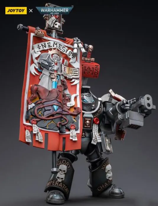 Grey Knights Brotherhood Terminator Squad Flagman 1/18 Scale | Warhammer 40K | Joy Toy