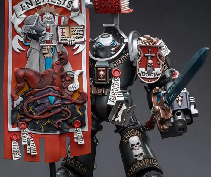 Grey Knights Brotherhood Terminator Squad Flagman 1/18 Scale | Warhammer 40K | Joy Toy