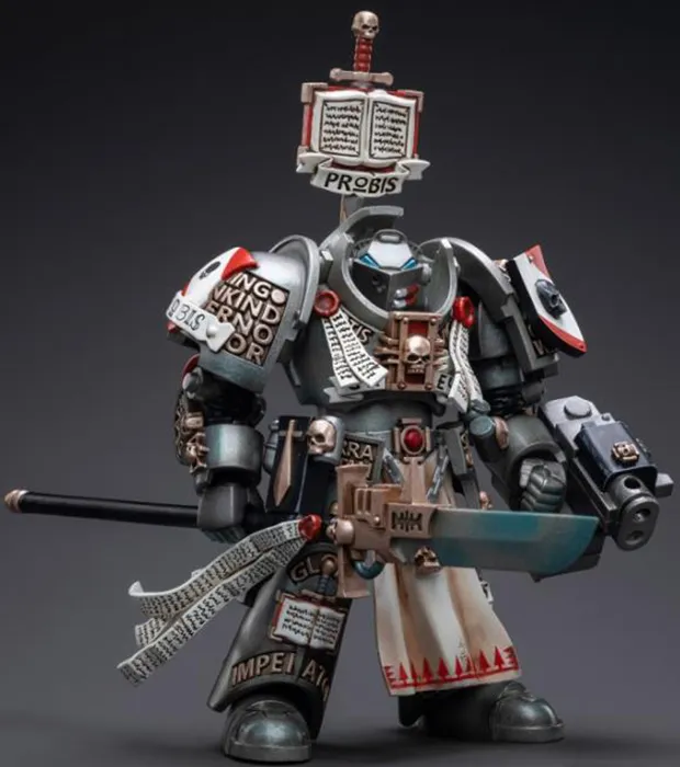 Grey Knights Brotherhood Terminator Squad Captain 1/18 Scale | Warhammer 40K | Joy Toy