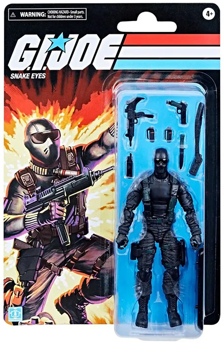 Snake Eyes 6-Inch Scale | G.I. Joe Classified Series Retro Cardback
