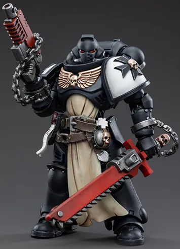 Black Templars Primaris Crusader Squad Set of 4 1/18 Scale | Warhammer 40K | Joy Toy