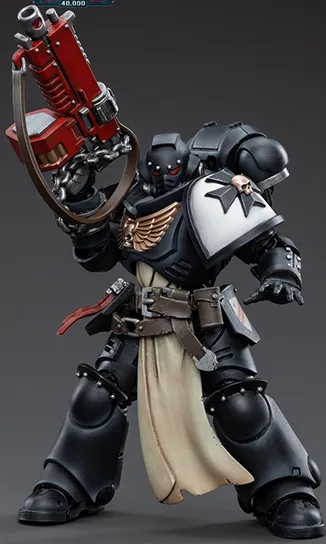 Black Templars Primaris Crusader Squad Set of 4 1/18 Scale | Warhammer 40K | Joy Toy