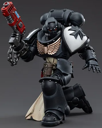 Black Templars Primaris Crusader Squad Set of 4 1/18 Scale | Warhammer 40K | Joy Toy