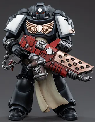 Black Templars Primaris Crusader Squad Set of 4 1/18 Scale | Warhammer 40K | Joy Toy