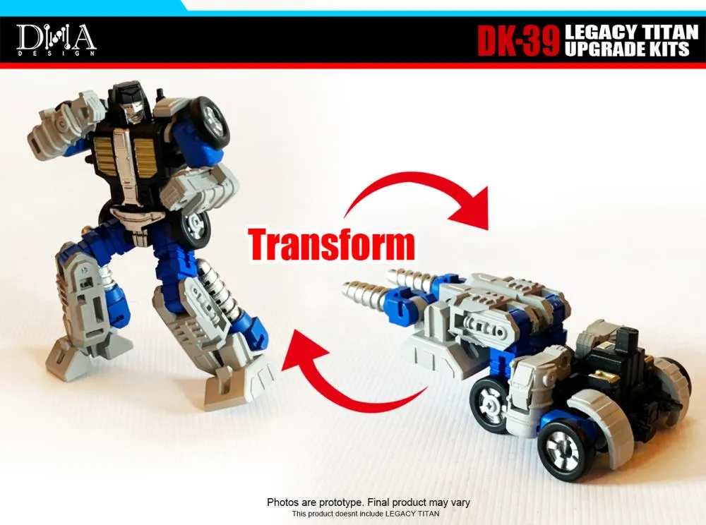 DK-39 Upgrade Kit for Transformers Legacy Titan Class Metroplex | Dna Design | Upgrade Kit
