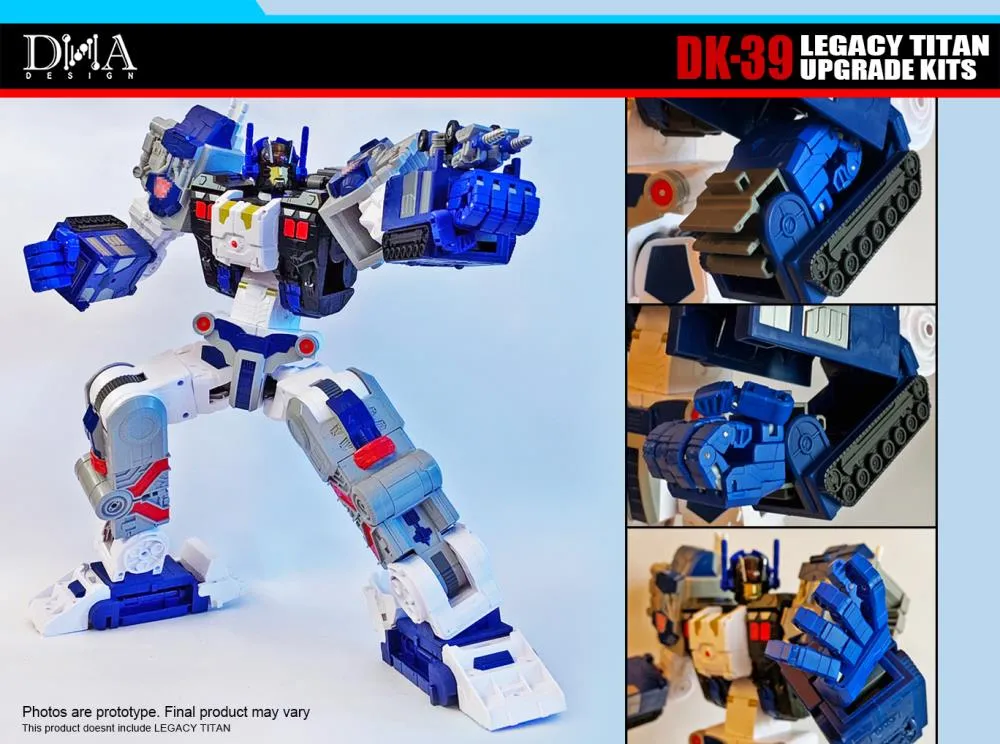 DK-39 Upgrade Kit for Transformers Legacy Titan Class Metroplex | Dna Design | Upgrade Kit
