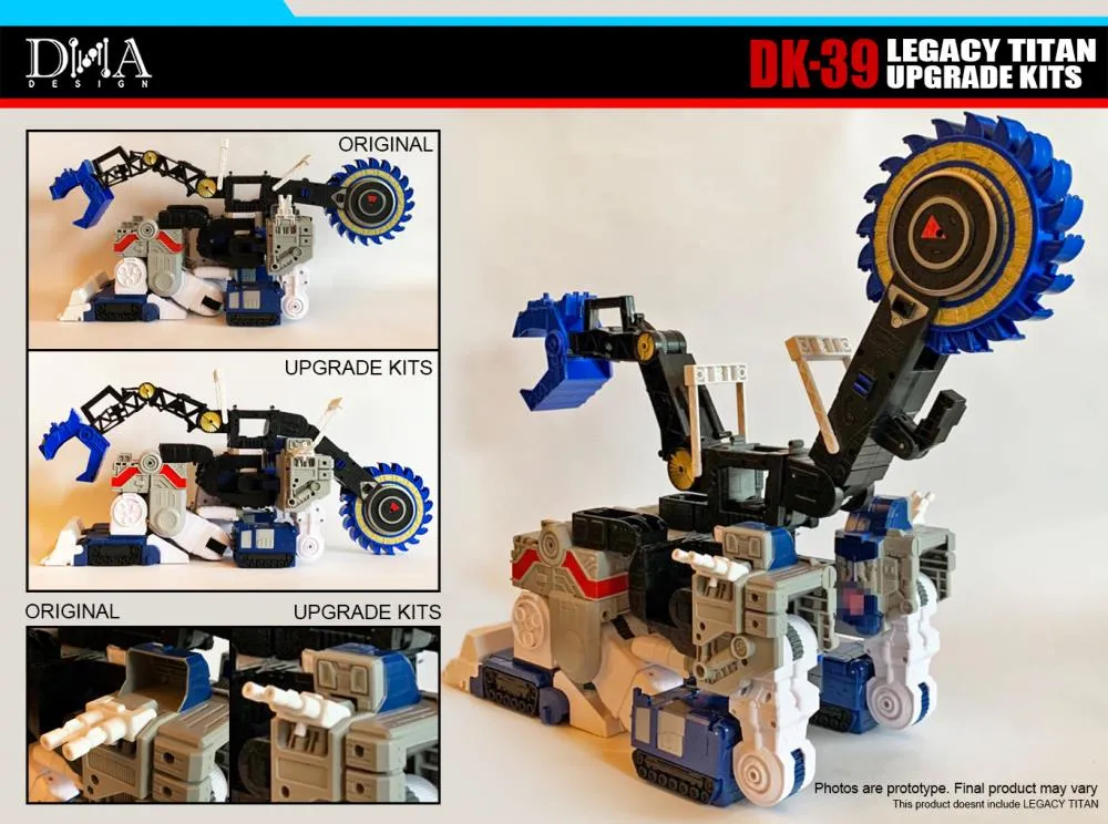 DK-39 Upgrade Kit for Transformers Legacy Titan Class Metroplex | Dna Design | Upgrade Kit