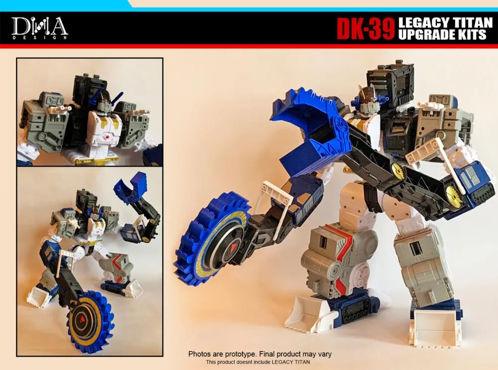 DK-39 Upgrade Kit for Transformers Legacy Titan Class Metroplex | Dna Design | Upgrade Kit