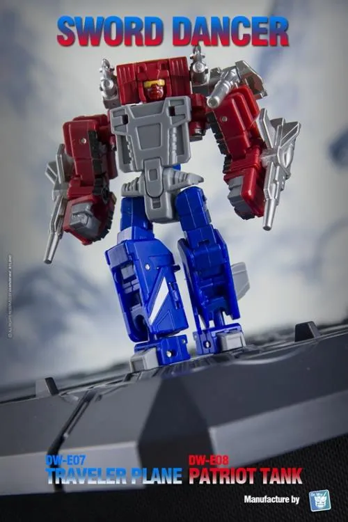 Sword Dancer DW-E07 Traveler Plane and DW-E08 Patriot Tank Set of 2 Anime Version | Dr. Wu