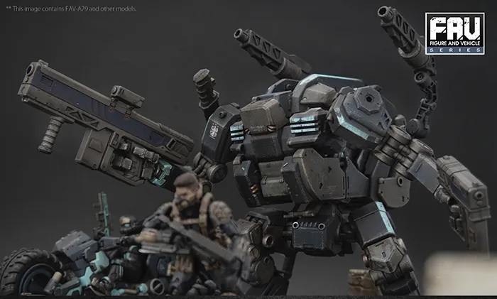 FAV-A79 Dwarf D2 1:18 Scale | Acid Rain FAV