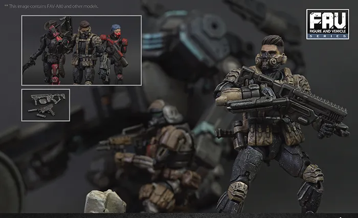 FAV-A80 Bernard 1:18 Scale | Acid Rain FAV