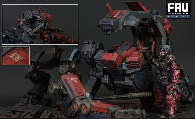 FAV-A81 Red Dwarf D2C-r 1:18 Scale | Acid Rain FAV