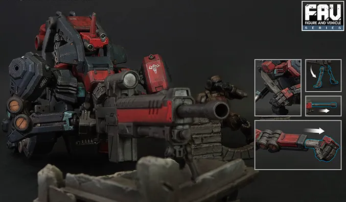 FAV-A81 Red Dwarf D2C-r 1:18 Scale | Acid Rain FAV