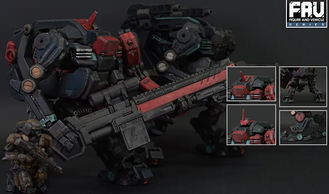 FAV-A81 Red Dwarf D2C-r 1:18 Scale | Acid Rain FAV