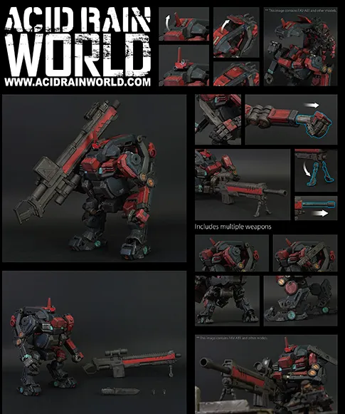 FAV-A81 Red Dwarf D2C-r 1:18 Scale | Acid Rain FAV