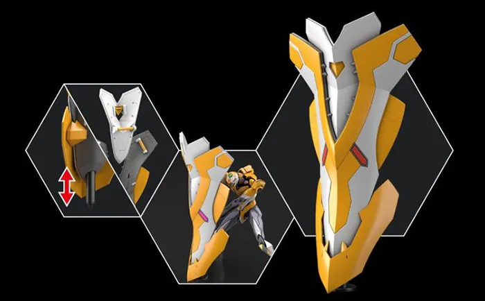 EVA Unit-03 (ESV Shield Set) Real Grade Model Kit | Rebuild of Evangelion | Bandai Spirits