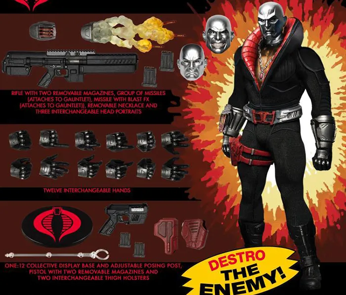 Destro One:12 Collective | G.I. Joe | Mezco Toys