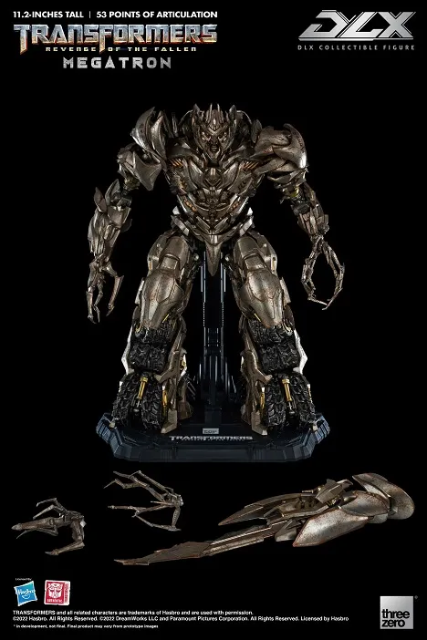 Megatron DLX Scale Collectible Figure |  Transformers: Revenge Of The Fallen | threezero