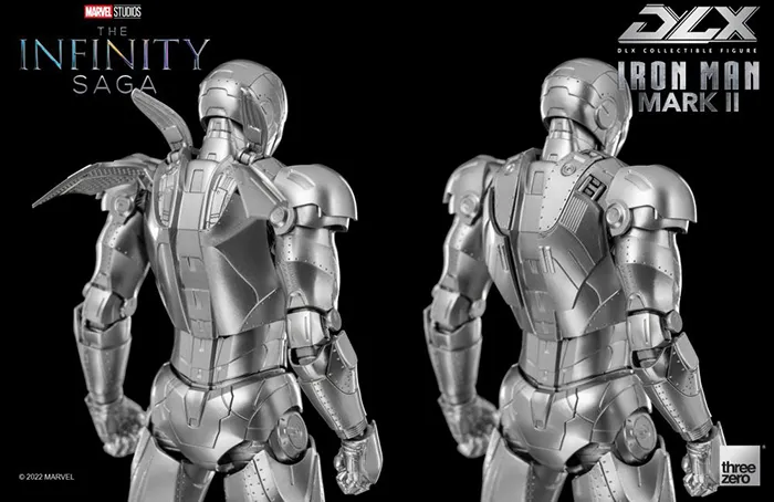 Iron Man Mark 2 DLX Collectible Figure | Threezero Avengers: Infinity Saga DLX