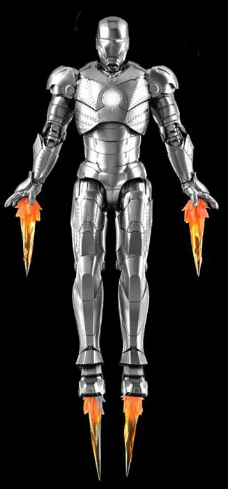Iron Man Mark 2 DLX Collectible Figure | Threezero Avengers: Infinity Saga DLX