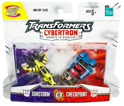 Sunstorm vs Checkpoint Mini-con | Transformers Cybertron