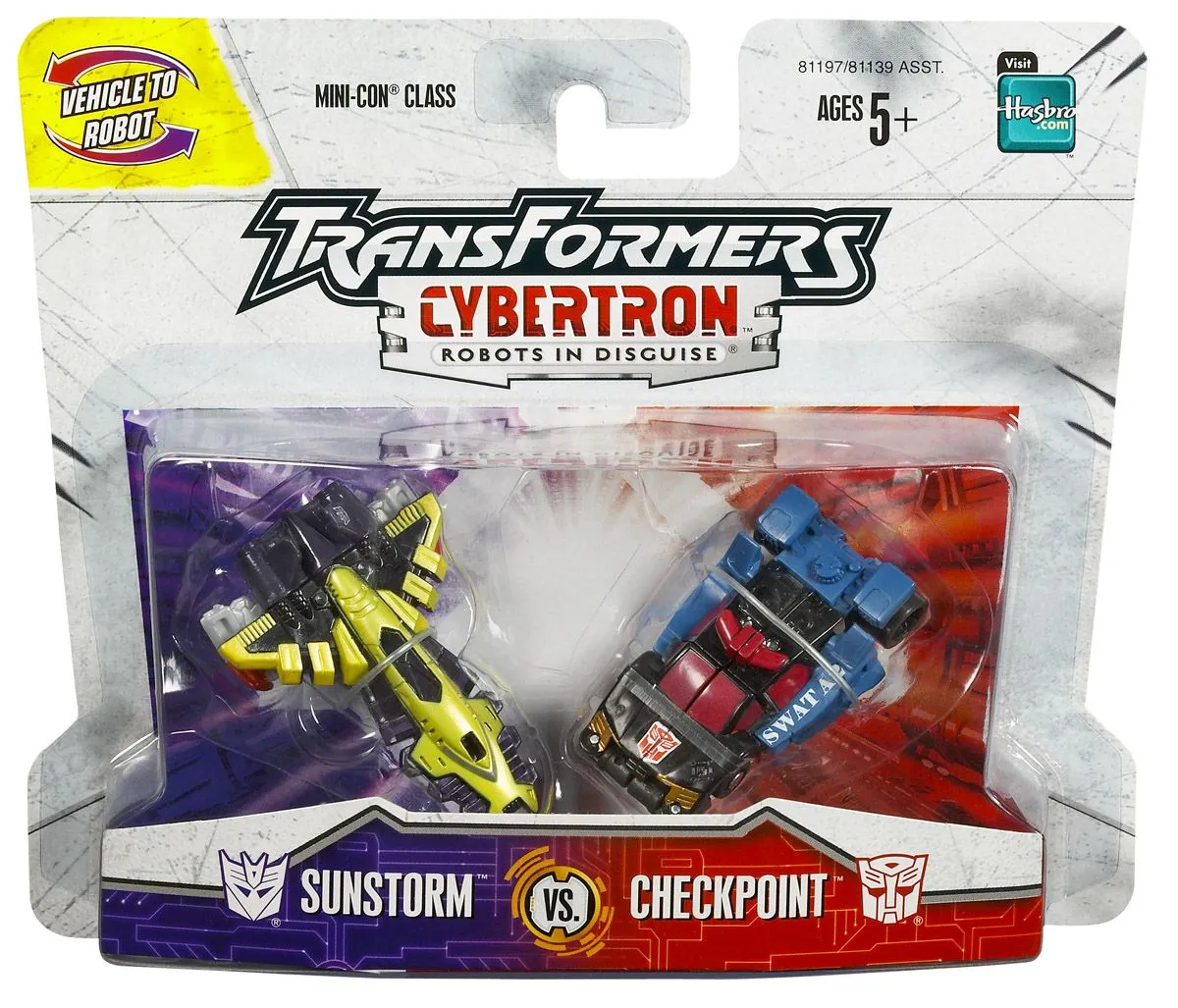 Sunstorm vs Checkpoint Mini-con | Transformers Cybertron