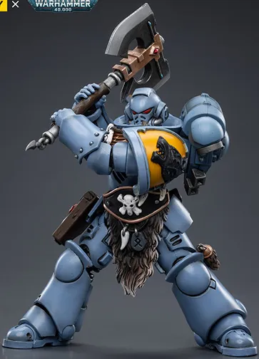 Space Wolves Claw Pack Sigyrr Stoneshield 1/18 Scale | Warhammer 40K | Joy Toy