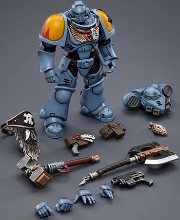 Space Wolves Claw Pack Sigyrr Stoneshield 1/18 Scale | Warhammer 40K | Joy Toy