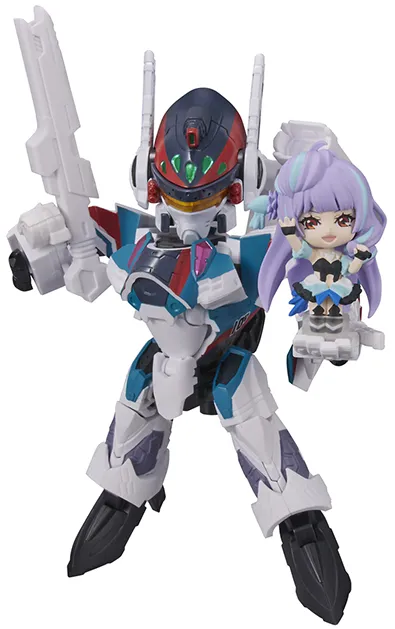 VF-31S Siegfried Arad Molders Use Version and Mikumo Guynember Set Tiny Session | Macross Delta | Bandai Spirits