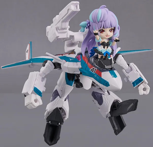 VF-31S Siegfried Arad Molders Use Version and Mikumo Guynember Set Tiny Session | Macross Delta | Bandai Spirits