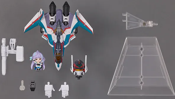 VF-31S Siegfried Arad Molders Use Version and Mikumo Guynember Set Tiny Session | Macross Delta | Bandai Spirits