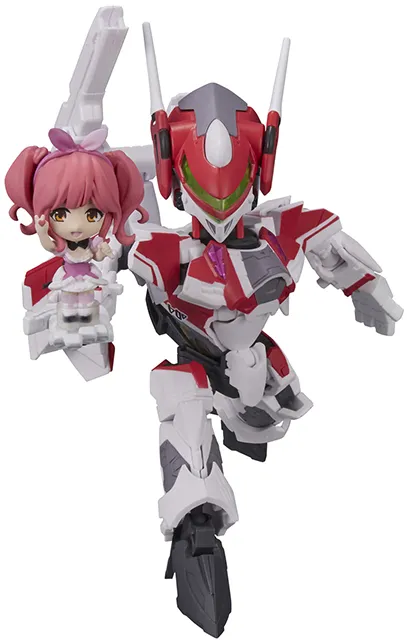 VF-31C Siegfried Mirage Farina Jenius Use Version and Makina Nakajima Set Tiny Session | Macross Delta | Bandai Spirits